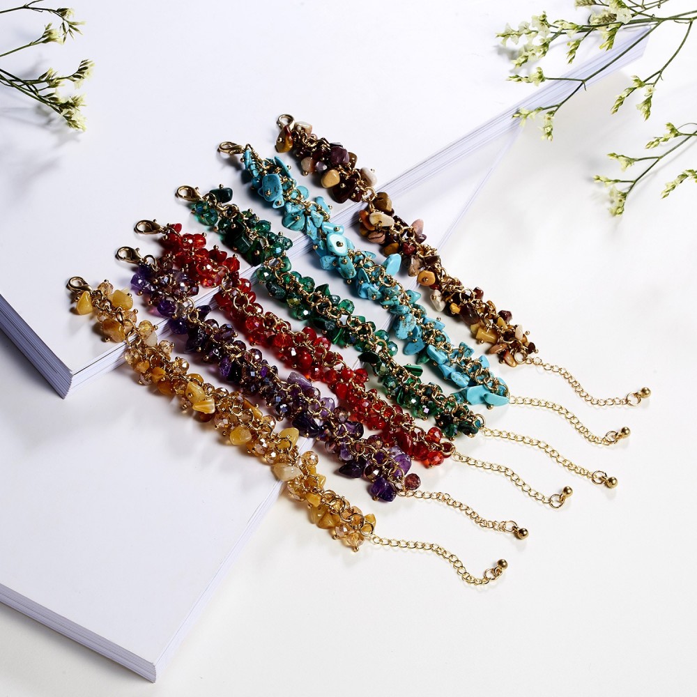 Flash Labradorite Stone Bracelet For Women Octagonal Stone Beads Cuff  Bangle Handmade Labradorite Jewelry Teen Gift Dropship - AliExpress