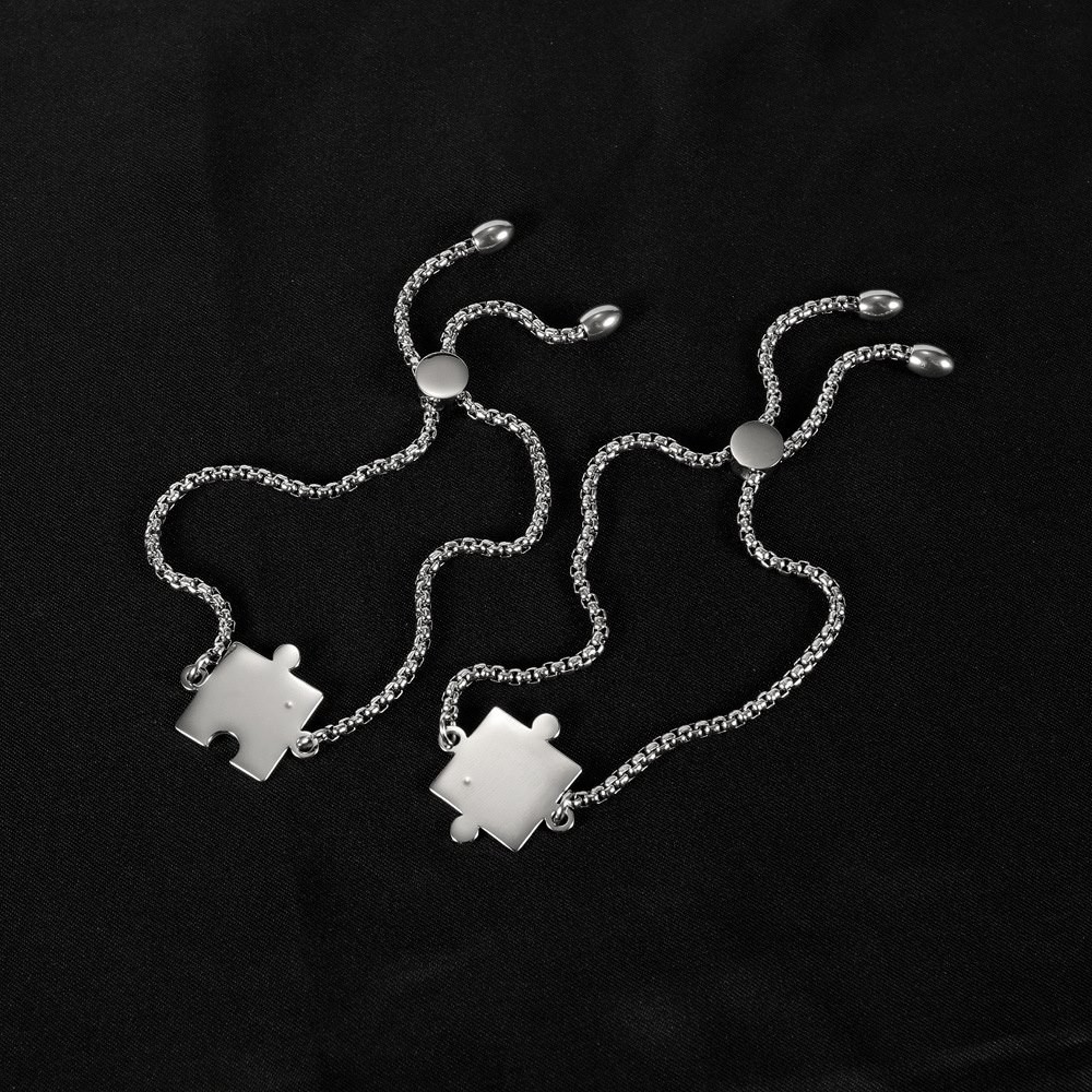 Lids Mickey & Friends BaubleBar Women's Black Puzzle Piece Bracelet |  CoolSprings Galleria
