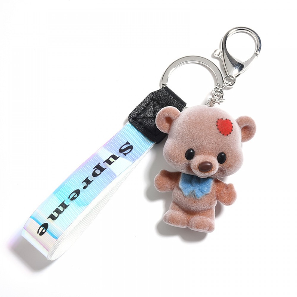 Silicone Cute Bear Keychain, Charm Perfect Gift For Lovers And Toy  Collectors, Unisex - Temu