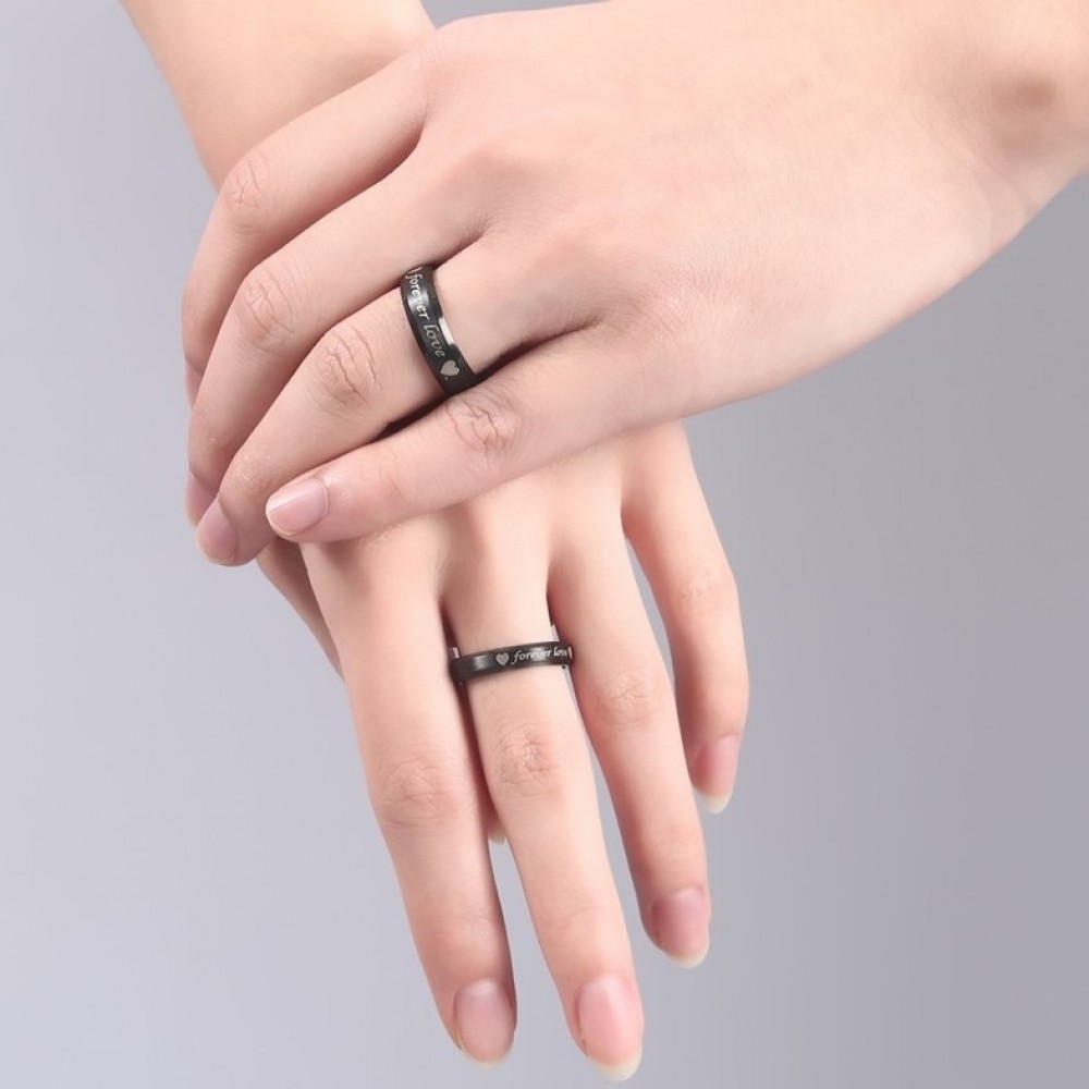 Endless Love CZ Couples Promise Rings Set - Eleganzia Jewelry