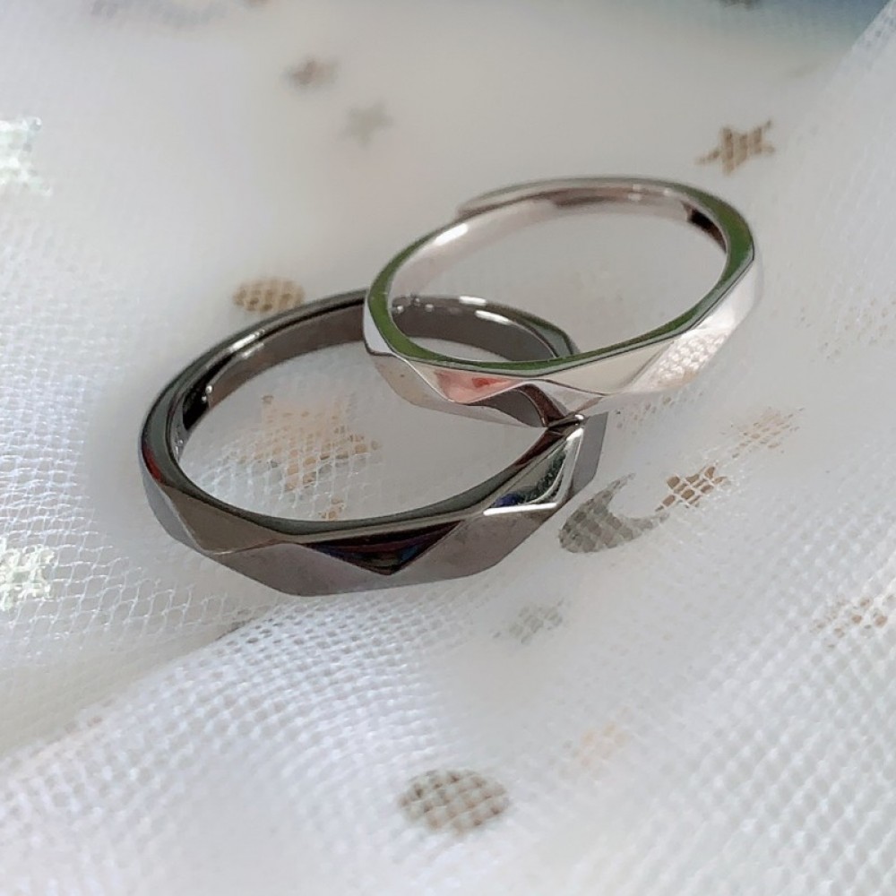 Valentine Gifts Couple Ring for Girls and Boys Valentine Day Propose ring  for lovers Stainless Steel