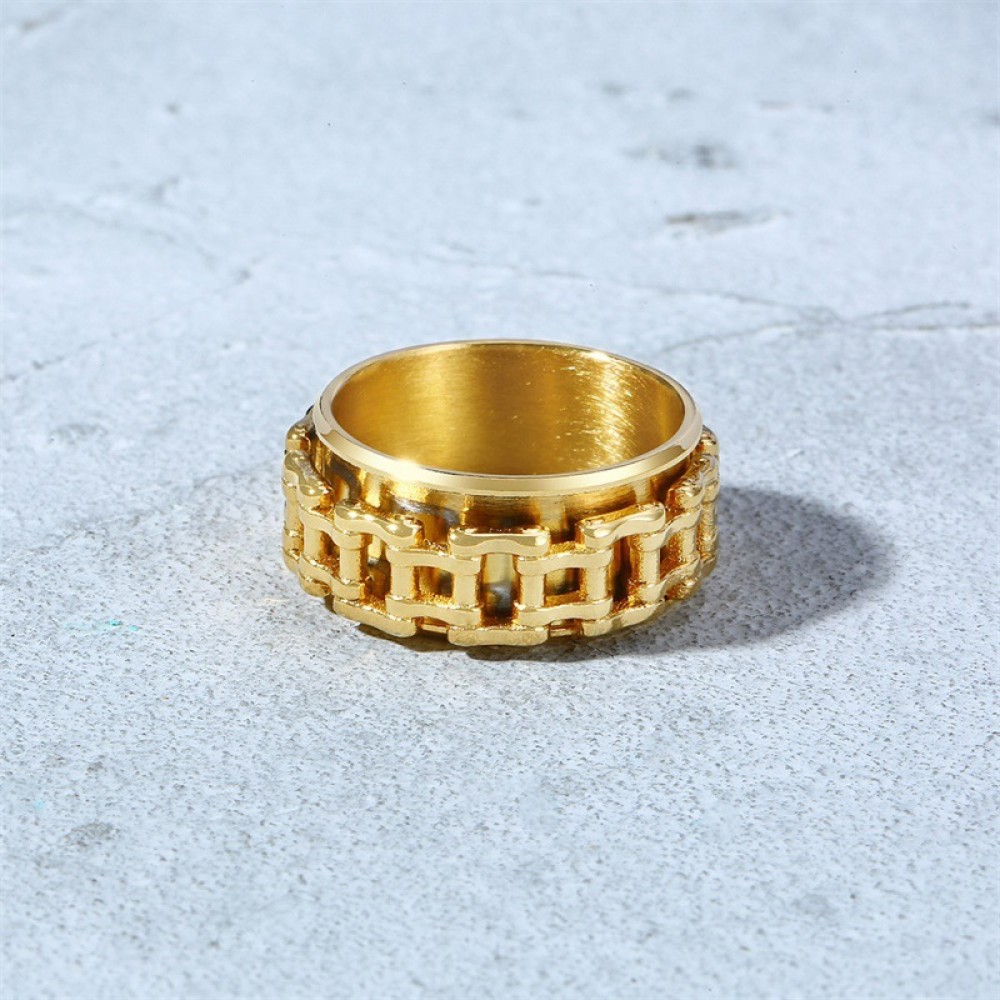 Buy quality 916 gold fancy gent's lion face ring in Ahmedabad