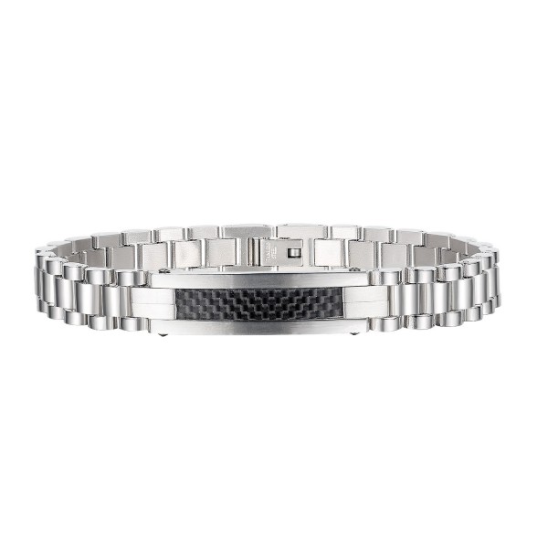 Personalized Watch Strap Bracelet For Men In Titanium
