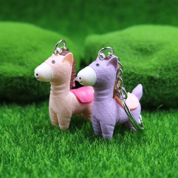 Cute Pony Doll Keychains For Couples