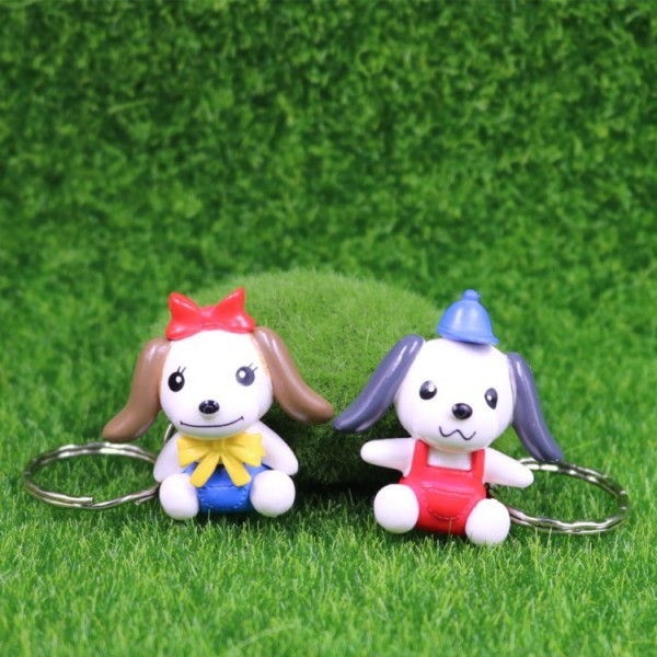 Cute Dog Doll Keychains For Couples