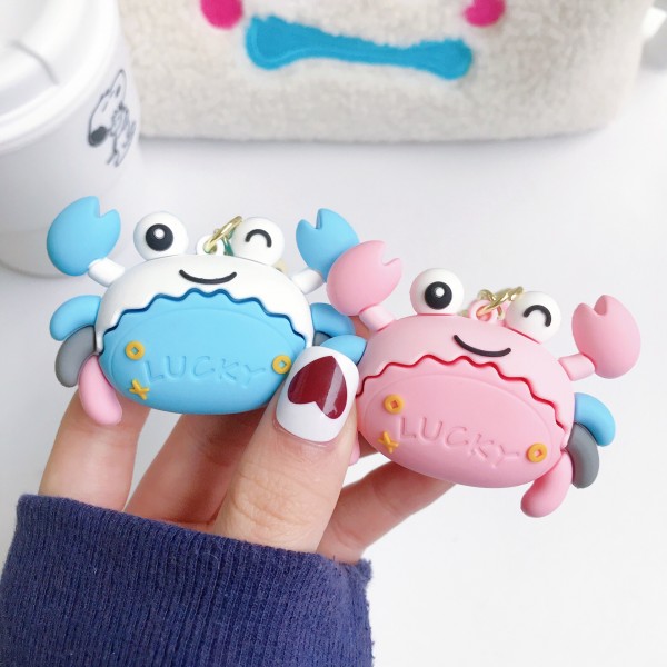Cute Silicone Crab Keychains For Couples