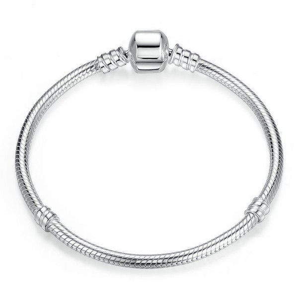DIY Beaded Bracelet 925 Sterling Silver Bracelet for Women
