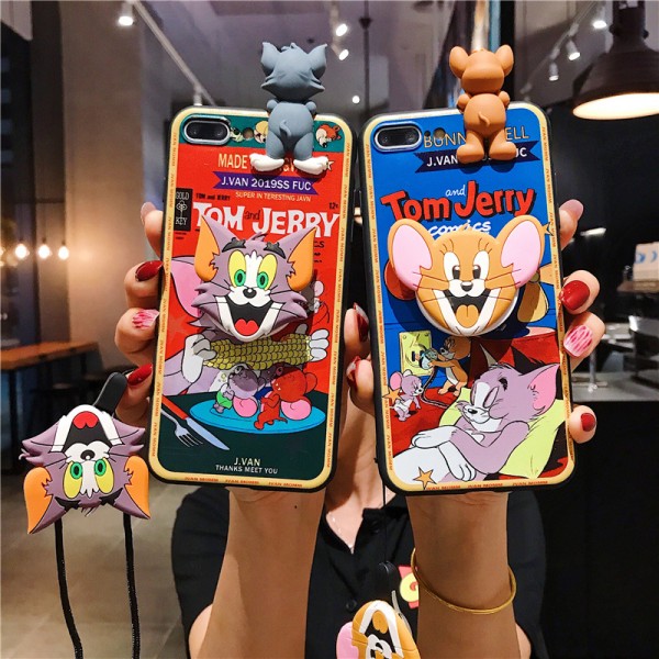 Cute Tom And Jerry iPhone Cases For Couples In TPU