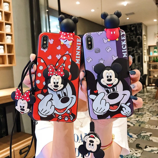 Cute Mickey And Minnie iPhone Cases For Couples In TPU