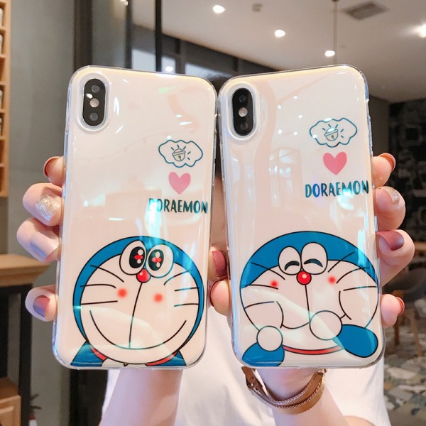 Cute Doraemon iPhone Cases For Couples In Silicone