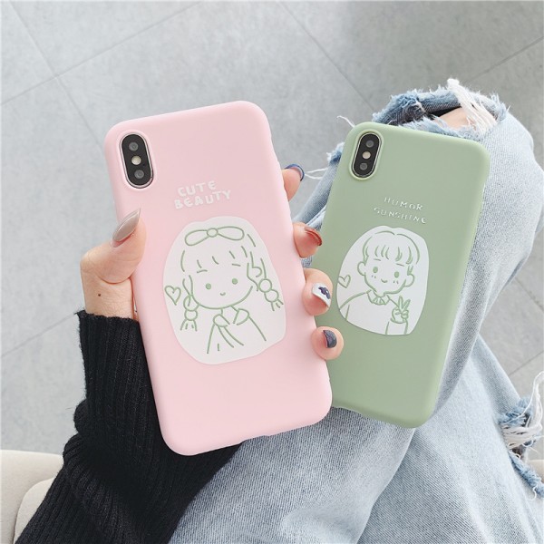 Cute Beauty And Humor Sunshine iPhone Cases For Couples In Silicone