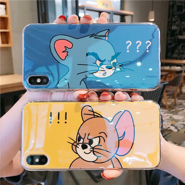 Tom And Jerry iPhone Cases For Couples In Silicone