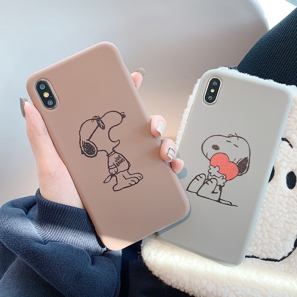 Cute Snoopy iPhone Cases For Couples In TPU