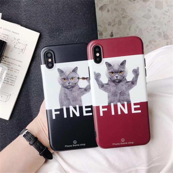 Cool Cat iPhone Cases For Couples In TPU
