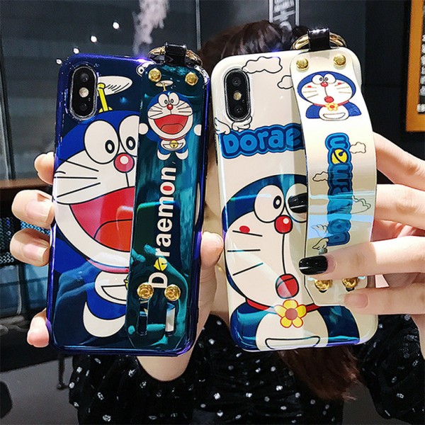 Cute Doraemon iPhone Cases With Stand In TPU