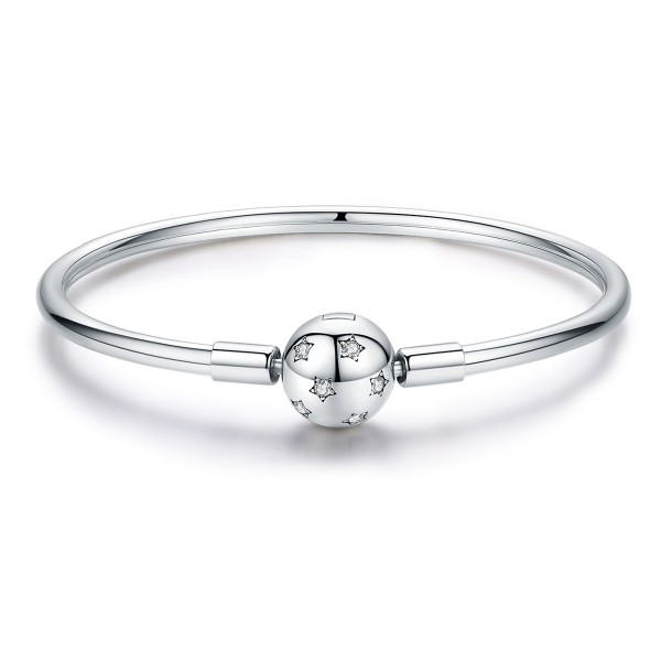 Diy Star 925 Sterling Silver Bracelet for Women