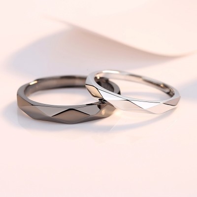 Stainless Steel AVR JEWELS Silver Heart Matching Wrap Finger Couple Ring,  Adjustable at Rs 40/pair in New Delhi